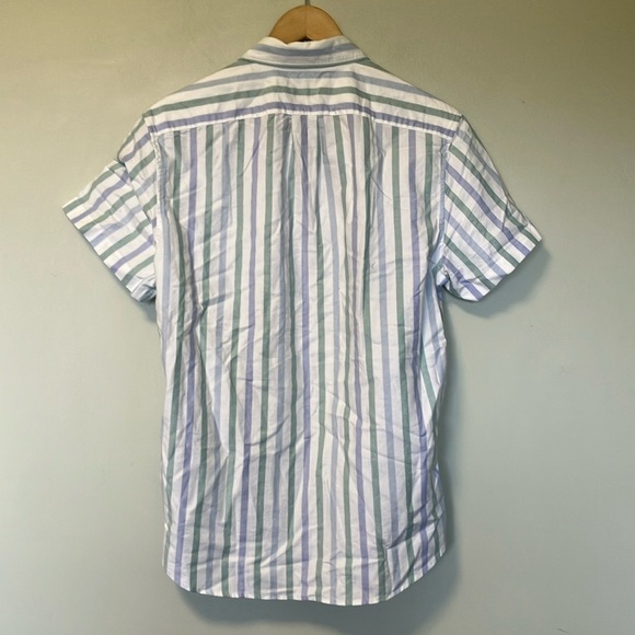 NWT J. Crew Men's Striped Short Sleeve Shirt - Picture 8 of 8